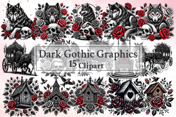 Download Dark Gothic Graphics Clipart Sublimation - Gothic graphics Collection